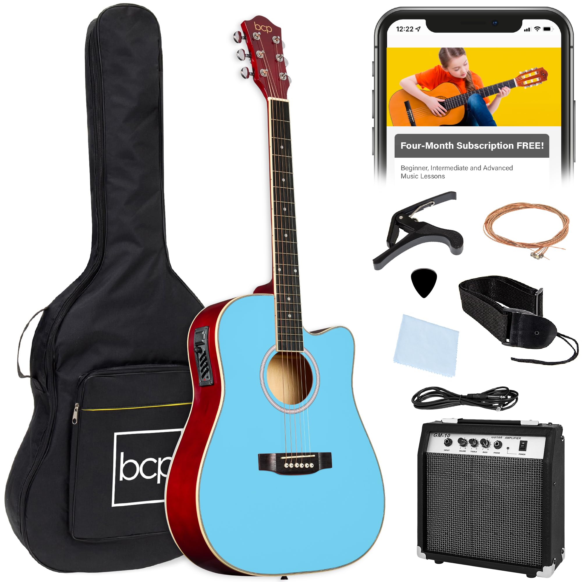 ギター Good and best guitar Amazon.com: Best Choice Products Beginner Acoustic Electric Guitar
